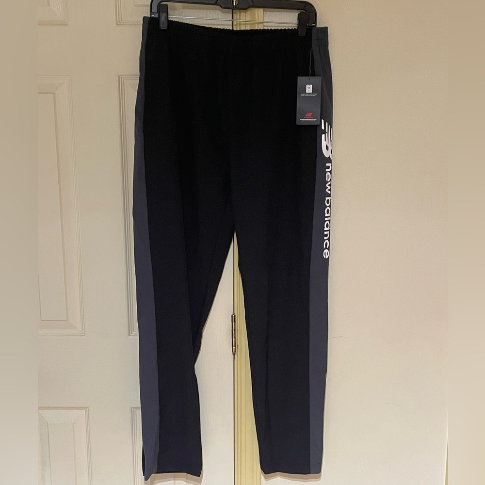 New Balance Black Shorts with White Logo